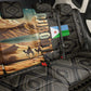 Djibouti Desert Back Car Seat Cover Camel Riders and African Pattern