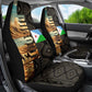 Djibouti Desert Car Seat Cover Camel Riders and African Pattern