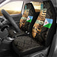 Djibouti Desert Car Seat Cover Camel Riders and African Pattern