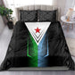 Djibouti Africa Bedding Set Tribal Geometry Meets National Colors and Red Star Boldness