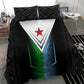 Djibouti Africa Bedding Set Tribal Geometry Meets National Colors and Red Star Boldness