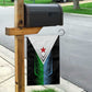 Djibouti Africa Garden Flag Tribal Geometry Meets National Colors and Red Star Boldness