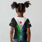 Djibouti Africa Kid T shirt Tribal Geometry Meets National Colors and Red Star Boldness