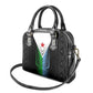 Djibouti Africa Shoulder Handbag Tribal Geometry Meets National Colors and Red Star Boldness