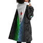 Djibouti Africa Wearable Blanket Hoodie Tribal Geometry Meets National Colors and Red Star Boldness
