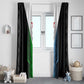 Djibouti Africa Window Curtain Tribal Geometry Meets National Colors and Red Star Boldness