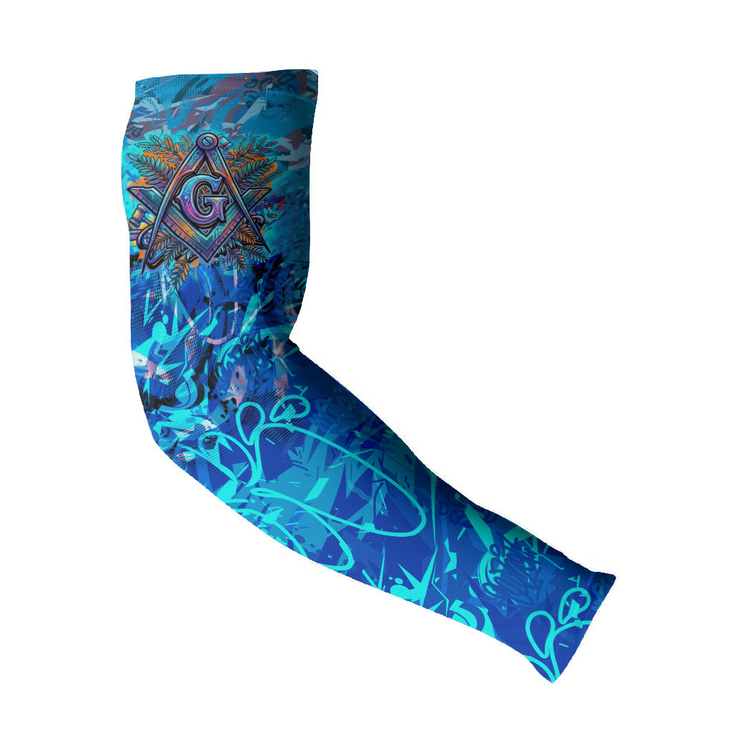 Prince Hall Freemasonry Arm Sleeves Compasses Masonic Art - Urban Graffiti Style