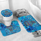 Prince Hall Freemasonry Bathroom Set Compasses Masonic Art - Urban Graffiti Style