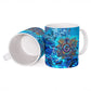Prince Hall Freemasonry Ceramic Mug Compasses Masonic Art - Urban Graffiti Style