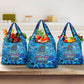 Prince Hall Freemasonry Grocery Bag Compasses Masonic Art - Urban Graffiti Style