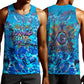 Prince Hall Freemasonry Men Tank Top Compasses Masonic Art - Urban Graffiti Style
