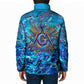 Prince Hall Freemasonry Padded Jacket Compasses Masonic Art - Urban Graffiti Style