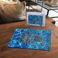Prince Hall Freemasonry Puzzle Compasses Masonic Art - Urban Graffiti Style