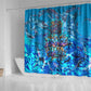 Prince Hall Freemasonry Shower Curtain Compasses Masonic Art - Urban Graffiti Style