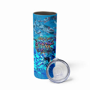 Prince Hall Freemasonry Skinny Tumbler Compasses Masonic Art - Urban Graffiti Style