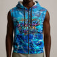 Prince Hall Freemasonry Sleeveless Zip Hoodie Compasses Masonic Art - Urban Graffiti Style