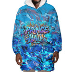 Prince Hall Freemasonry Wearable Blanket Hoodie Compasses Masonic Art - Urban Graffiti Style