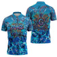 Prince Hall Freemasonry Zipper Polo Shirt Compasses Masonic Art - Urban Graffiti Style