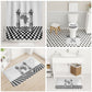 Prince Hall Affiliated Freemasonry Bathroom Set Classic Masonic Pillars Boaz Jachin Checkerboard Africa Map