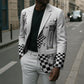 Prince Hall Affiliated Freemasonry Blazer Classic Masonic Pillars Boaz Jachin Checkerboard Africa Map