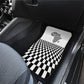 Prince Hall Affiliated Freemasonry Car Mats Classic Masonic Pillars Boaz Jachin Checkerboard Africa Map