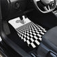 Prince Hall Affiliated Freemasonry Car Mats Classic Masonic Pillars Boaz Jachin Checkerboard Africa Map