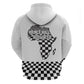Prince Hall Affiliated Freemasonry Hoodie Classic Masonic Pillars Boaz Jachin Checkerboard Africa Map