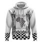 Prince Hall Affiliated Freemasonry Hoodie Classic Masonic Pillars Boaz Jachin Checkerboard Africa Map