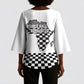 Prince Hall Affiliated Freemasonry Kimono Sleeve Blouse Classic Masonic Pillars Boaz Jachin Checkerboard Africa Map