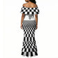 Prince Hall Affiliated Freemasonry Mermaid Dress Classic Masonic Pillars Boaz Jachin Checkerboard Africa Map