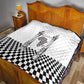 Prince Hall Affiliated Freemasonry Quilt Classic Masonic Pillars Boaz Jachin Checkerboard Africa Map