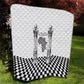 Prince Hall Affiliated Freemasonry Quilt Classic Masonic Pillars Boaz Jachin Checkerboard Africa Map