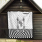 Prince Hall Affiliated Freemasonry Quilt Classic Masonic Pillars Boaz Jachin Checkerboard Africa Map