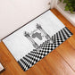Prince Hall Affiliated Freemasonry Rubber Doormat Classic Masonic Pillars Boaz Jachin Checkerboard Africa Map