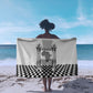 Prince Hall Affiliated Freemasonry Sarong Classic Masonic Pillars Boaz Jachin Checkerboard Africa Map