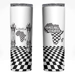 Prince Hall Affiliated Freemasonry Skinny Tumbler Classic Masonic Pillars Boaz Jachin Checkerboard Africa Map
