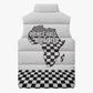 Prince Hall Affiliated Freemasonry Sleeveless Puffer Jacket Classic Masonic Pillars Boaz Jachin Checkerboard Africa Map