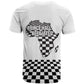 Prince Hall Affiliated Freemasonry T shirt Classic Masonic Pillars Boaz Jachin Checkerboard Africa Map