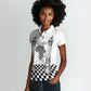 Prince Hall Affiliated Freemasonry Women Polo Shirt Classic Masonic Pillars Boaz Jachin Checkerboard Africa Map