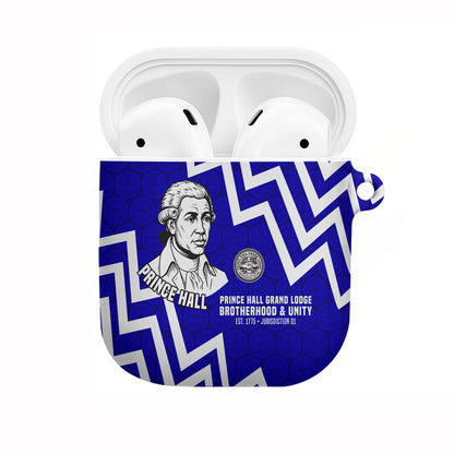 Prince Hall Grand Lodge AirPods Case Founder Portrait Geometric Brotherhood