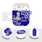 Prince Hall Grand Lodge AirPods Case Founder Portrait Geometric Brotherhood