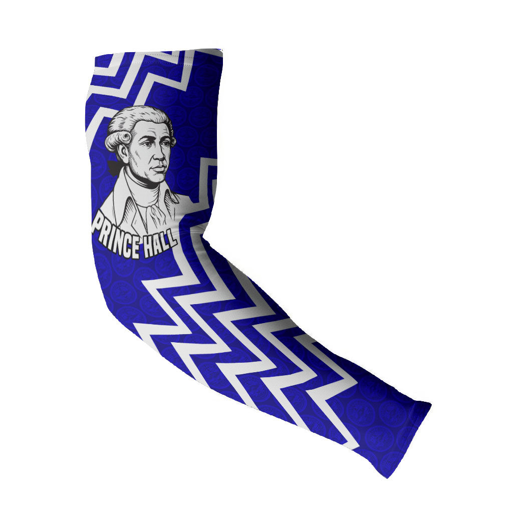 Prince Hall Grand Lodge Arm Sleeves Founder Portrait Geometric Brotherhood