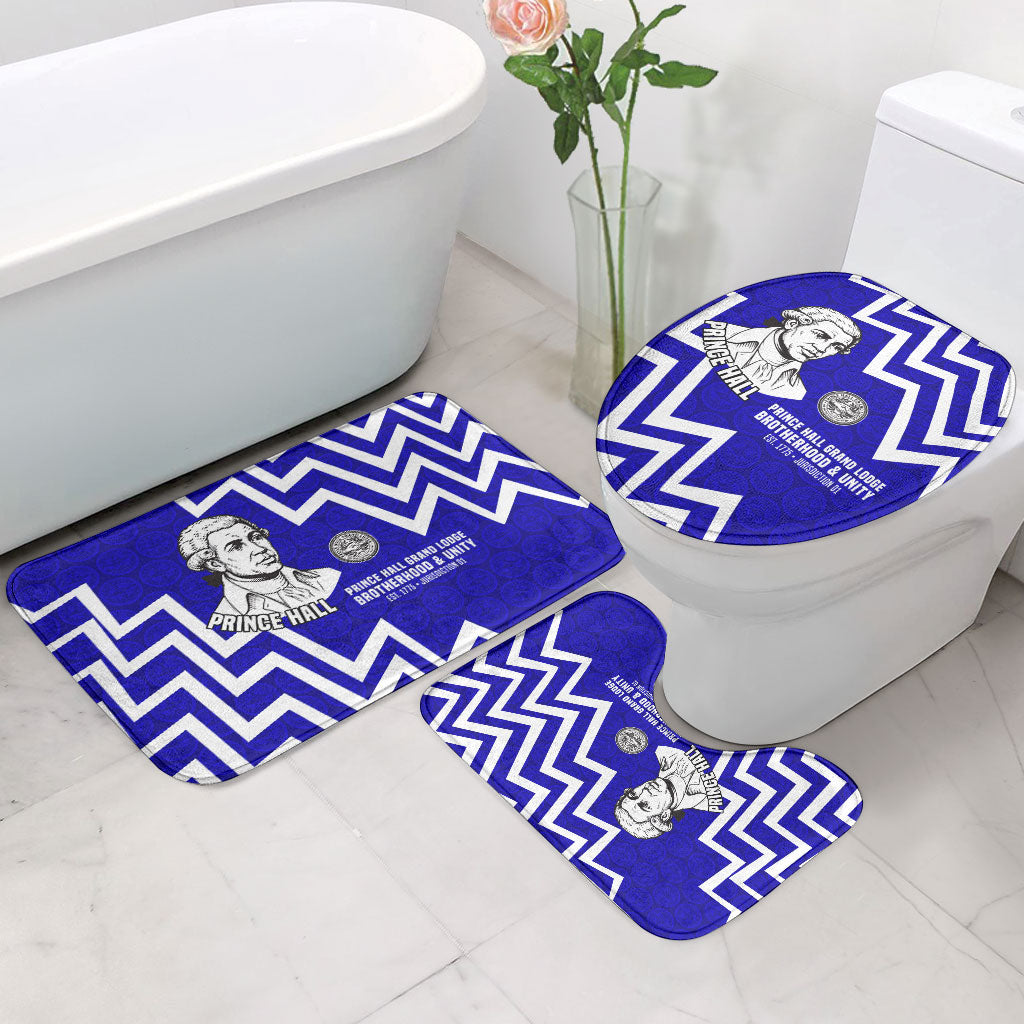 Prince Hall Grand Lodge Bathroom Set Founder Portrait Geometric Brotherhood
