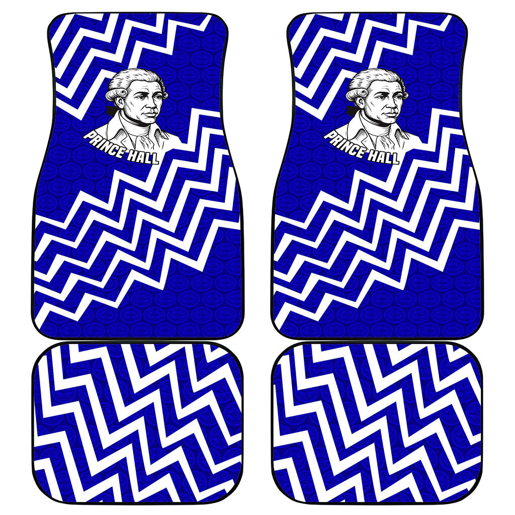 Prince Hall Grand Lodge Car Mats Founder Portrait Geometric Brotherhood