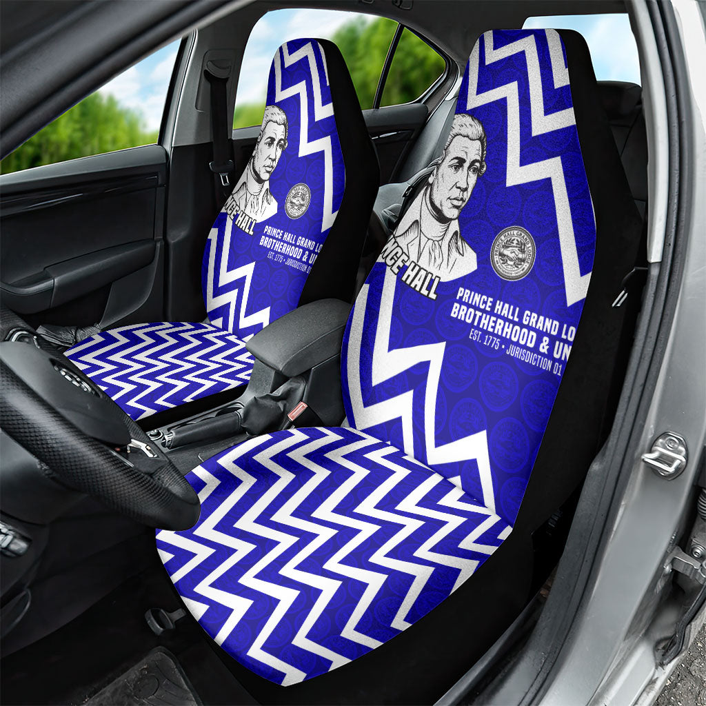 Prince Hall Grand Lodge Car Seat Cover Founder Portrait Geometric Brotherhood