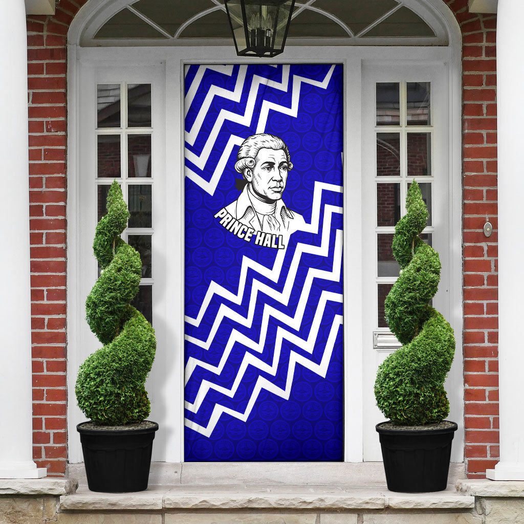 Prince Hall Grand Lodge Door Cover Founder Portrait Geometric Brotherhood