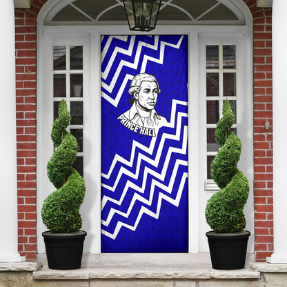 Prince Hall Grand Lodge Door Cover Founder Portrait Geometric Brotherhood