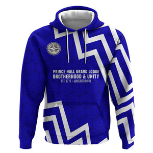Prince Hall Grand Lodge Hoodie Founder Portrait Geometric Brotherhood