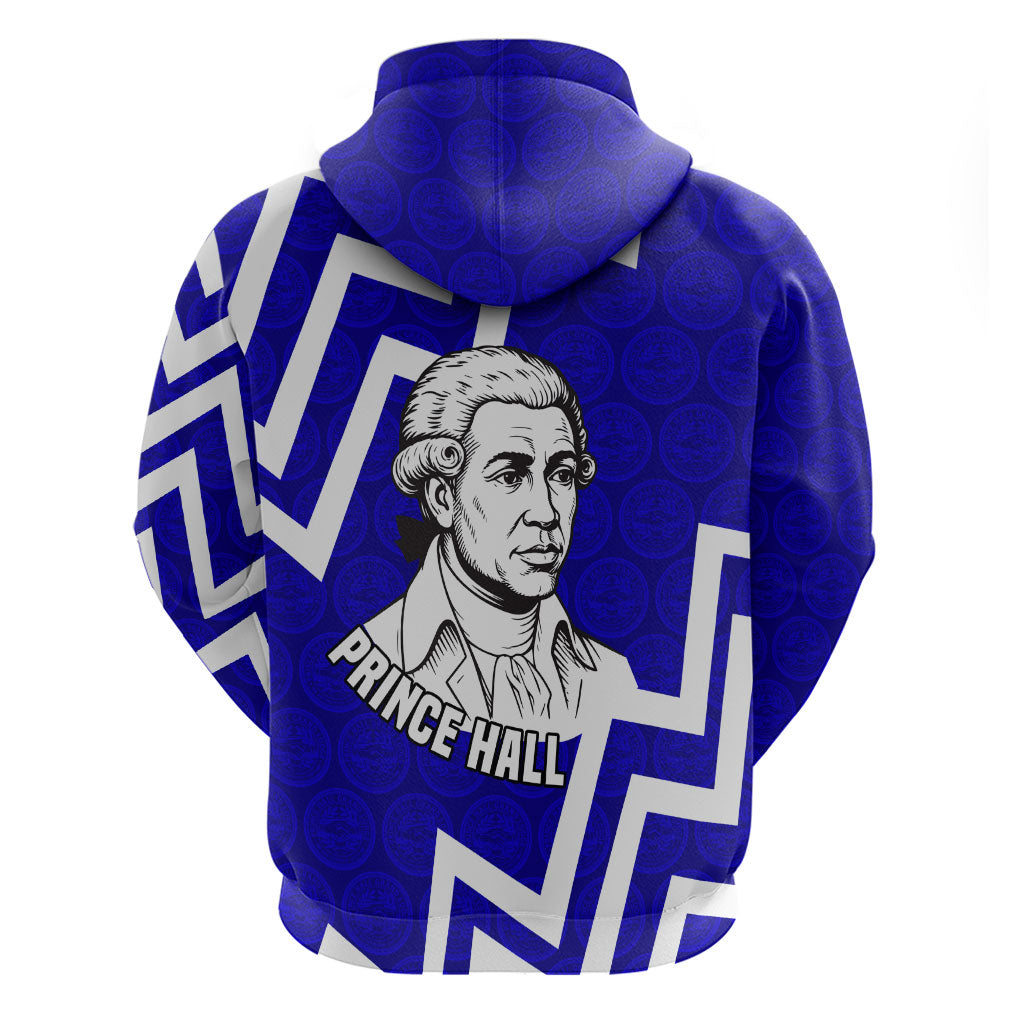 Prince Hall Grand Lodge Hoodie Founder Portrait Geometric Brotherhood