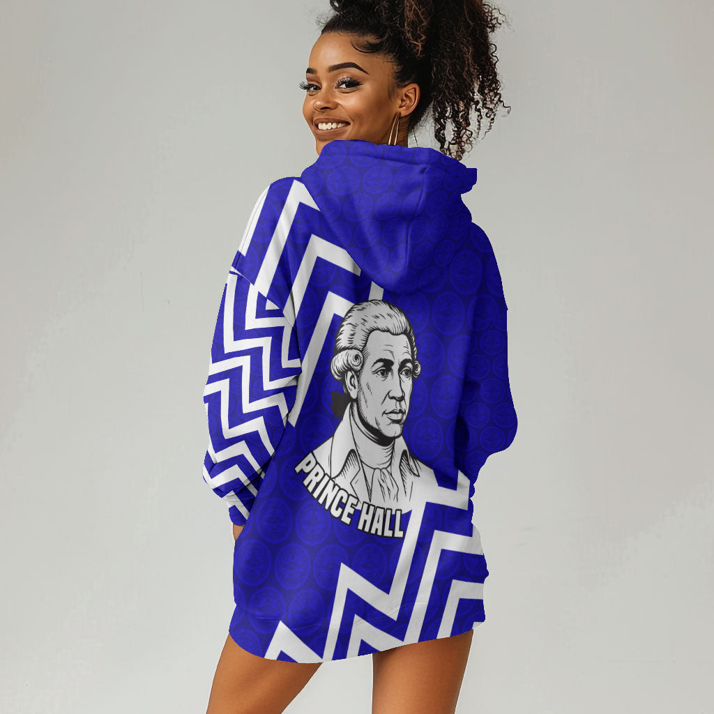 Prince Hall Grand Lodge Hoodie Dress Founder Portrait Geometric Brotherhood